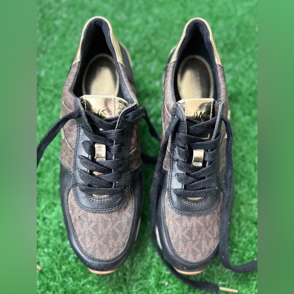 Michael Kors‎ Brown and Black Sneakers Size 7.5